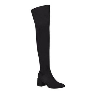 NWT Nine West black Felipe Over the Knee sz. 8.5